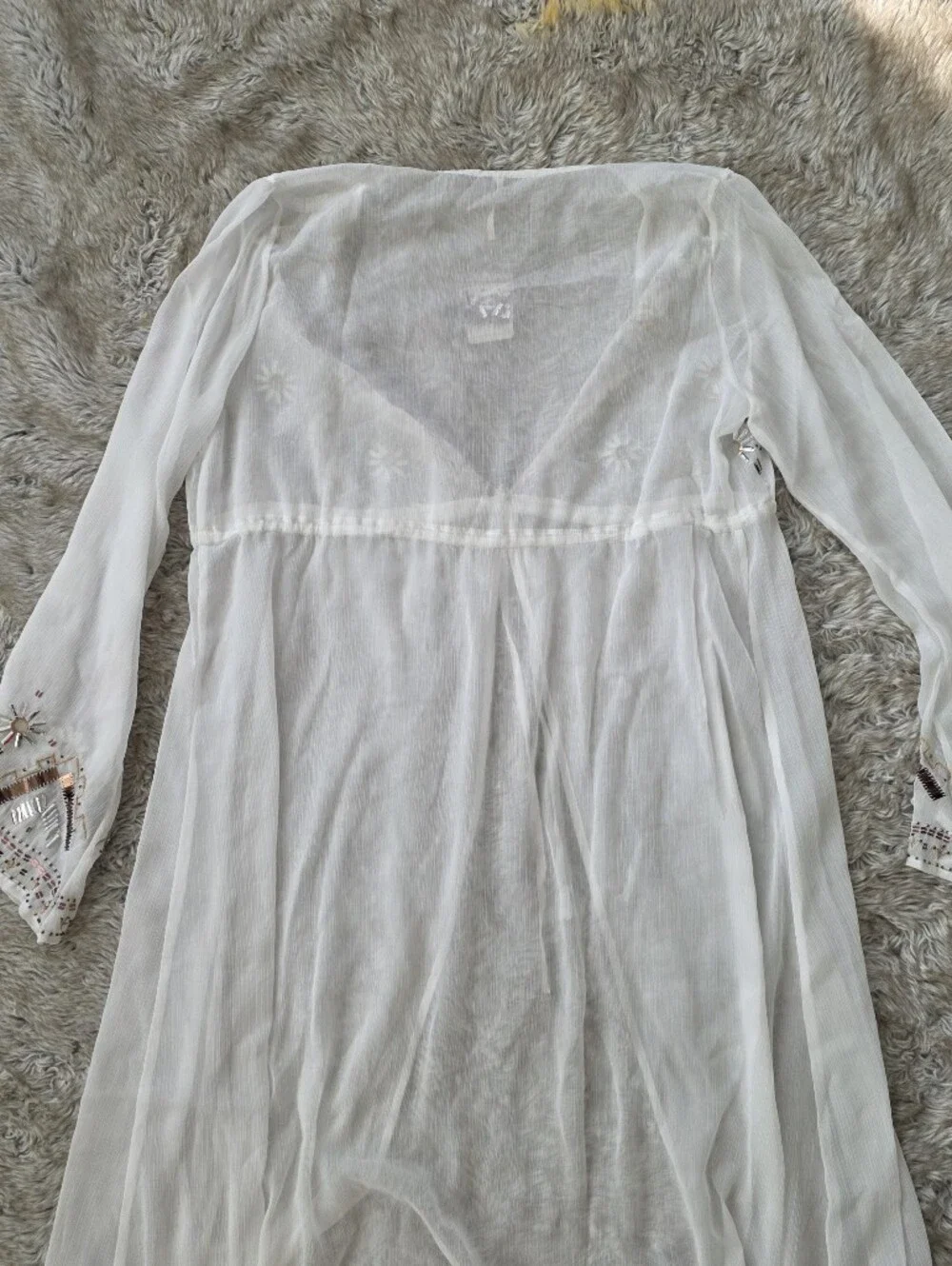 Free People Mirabella Maxi Top Whisper White Women's Size Large